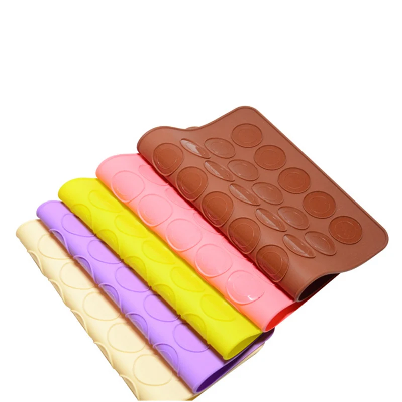 

30 cavity Silicone Pastry Cake Macaron Macaroon Oven Baking Mould Sheet Mat DIY