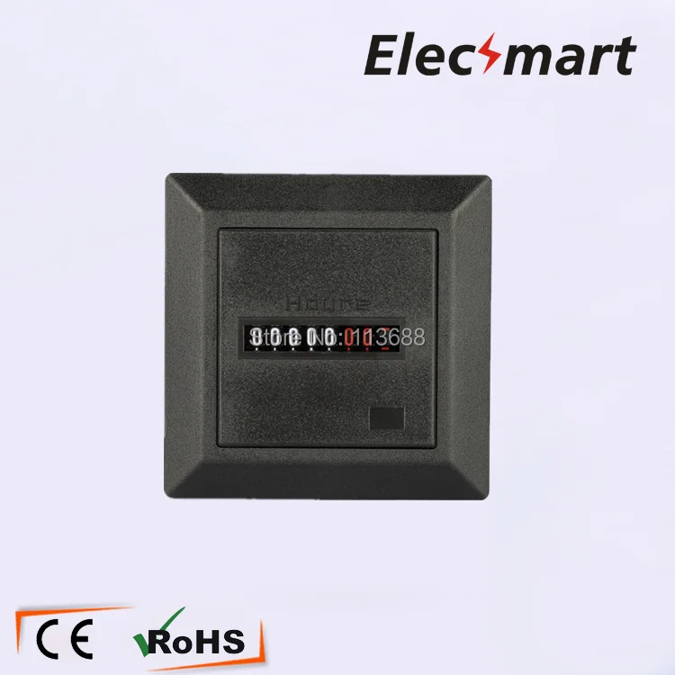 Счетчик моточасов HM-1 Black register disply AC220-240V 50 Гц 0-99 999.99H | Обустройство дома