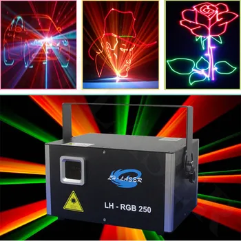 

3W full color laser light for outdoor logo and advertising projector from lh-laser company
