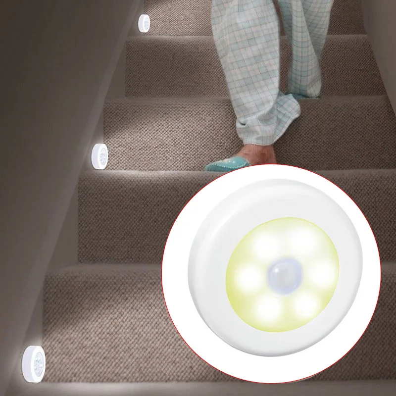 

3 Pcs Motion Sensor Light Cordless Automatic Night Light Stick for Closet Hallway Stairs Bedroom LB88