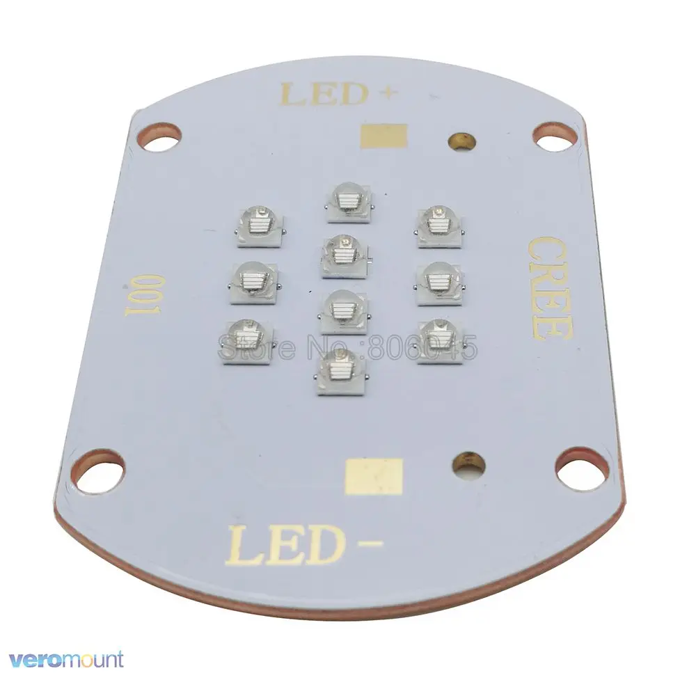 Everlight 30 Вт 10 LED высокая мощность УФ фиолетовый светодиодный излучатель свет лампы