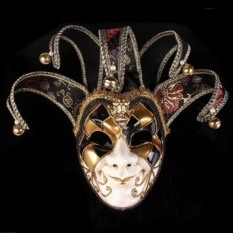 Phantom Of The Opera Clown Bell Venetian Masquerade Masks Big
