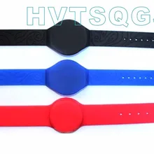 100 шт RFID Браслет шкафчик ключ Регулируемый силиконовый браслет рчид 125 кГц умный Браслет