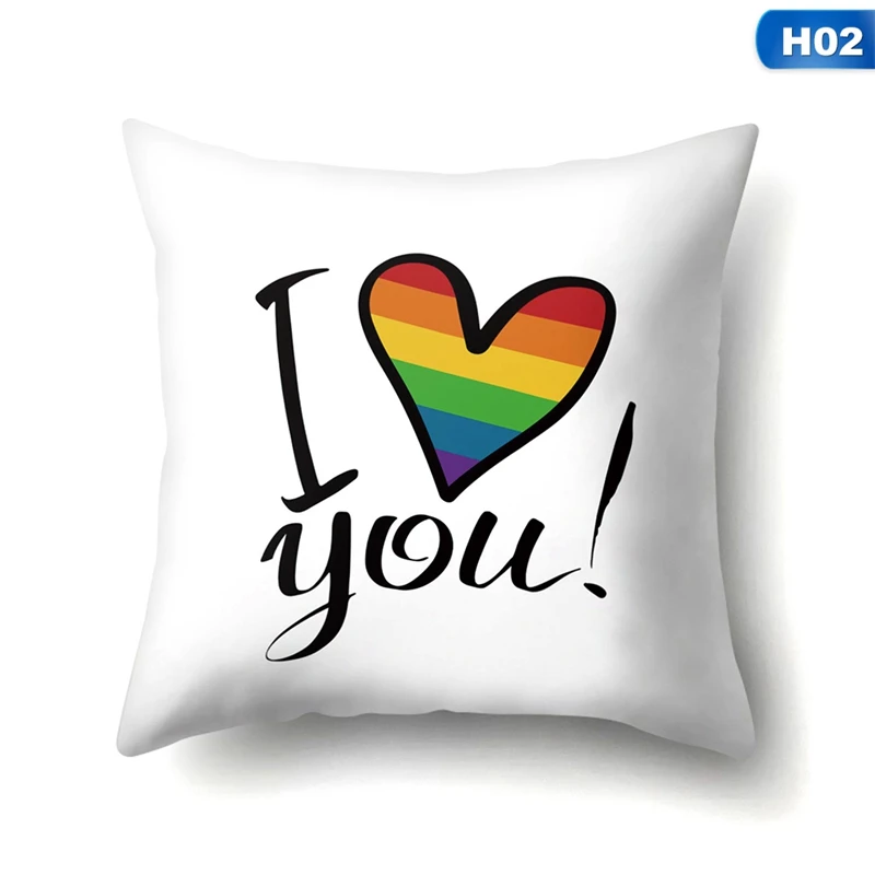 Чехол для подушки Pride Rainbow Peace & Be Strong декоративный чехол дивана|Наволочка| |