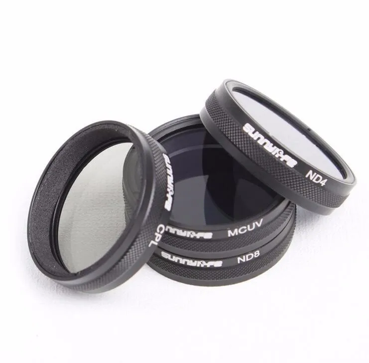 DJI Phantom 4 Phantom 3 Lens Filter ND4 ND8 CPL MCUV Filter Case Bag Professional Advanced Camera Accessory Mirror Polarizer