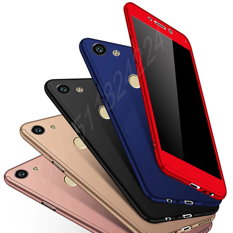 Nova Lite 2017 360 Full Protective Phone Case For Huawei Y6 Pro 2017 Case For Huawei P9 Lite Mini Cover SLA-L22 Tempered Glass  (2)