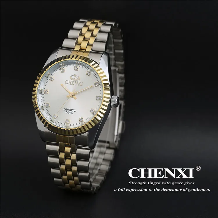 Брендовые роскошные часы для влюбленных Кварцевые Золотые платья для мужских и женских часов для пар новые модные наручные часы Relojes Hombre