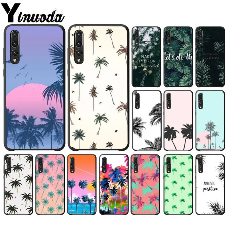 Мягкий чехол для телефона Yinuoda California с изображением пальм на заказ Huawei Mate10 Lite P20 Pro