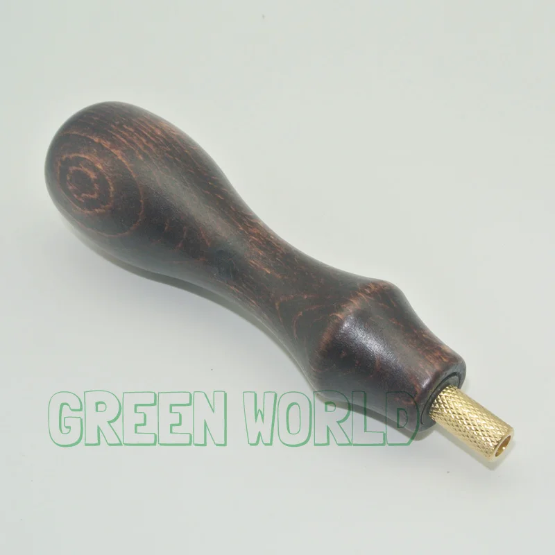 Green World 2 шт./лот деревянная ручка переключателя с латунной резьбой адаптера 10-32 и 8-32