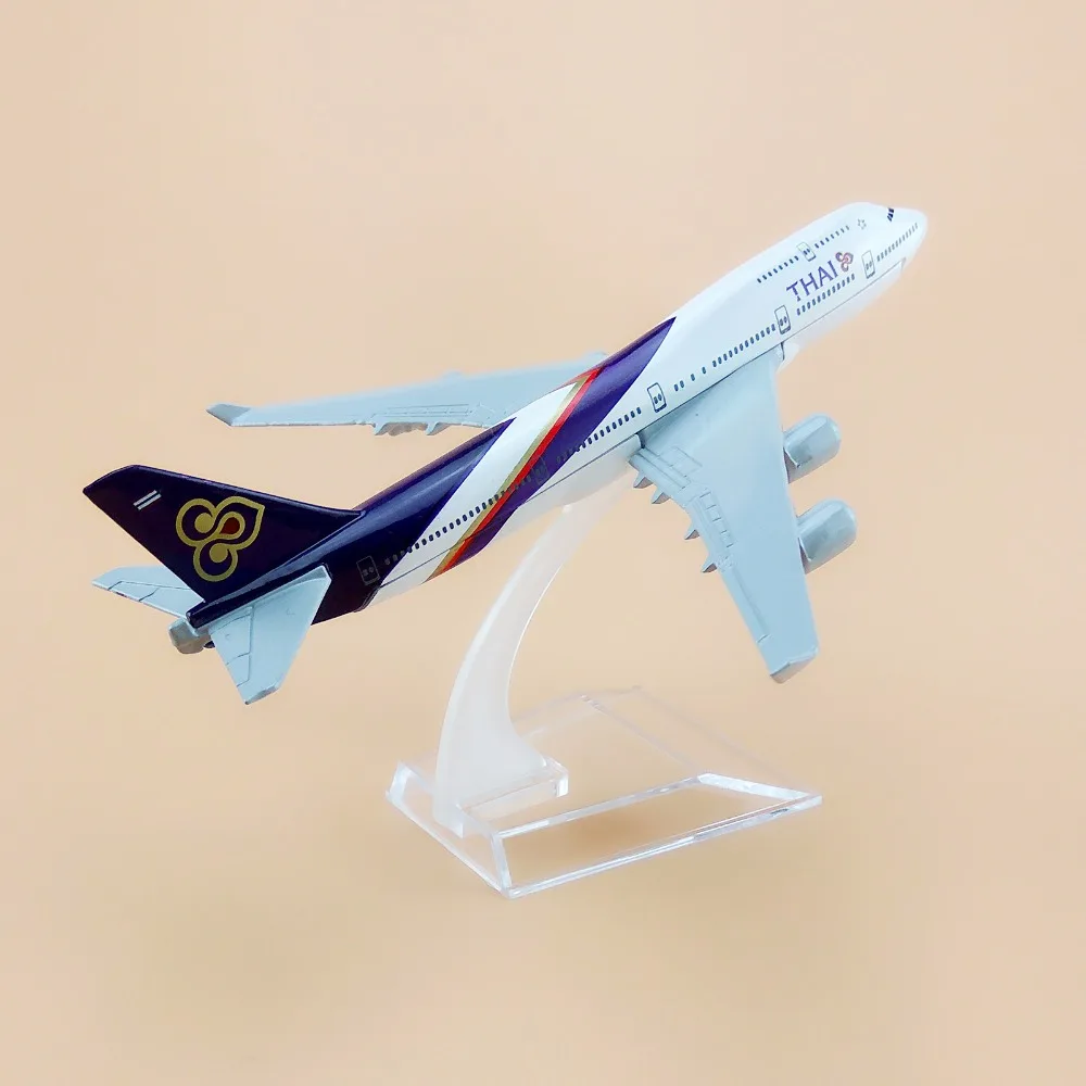 Летательный аппарат Boeing 747 B747 400 Airways металлический сплав 16 см|gift gifts|gifts thailandgift stand |