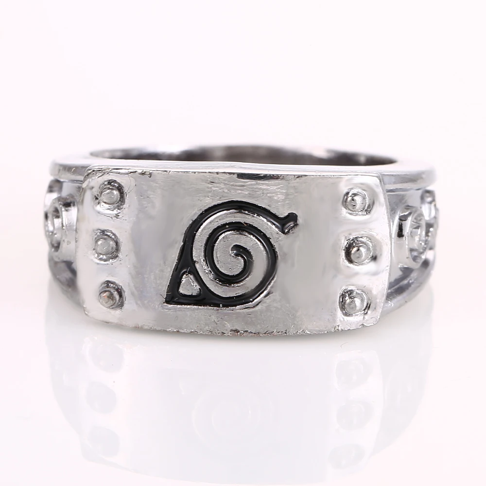 HSIC Dropshipping 2015 High Quality Anime Naruto Rings Metal Alloy Cosplay Jewelry Christmas Gifts 688-10