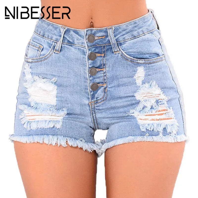 Aliexpress.com : Buy NIBESSER Short Jeans Fashion High