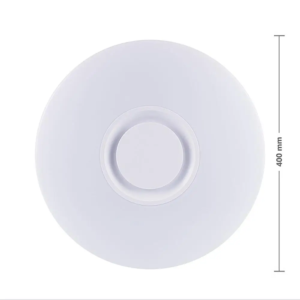 APP светодиодный музыкальный потолочный светильник с Bluetooth динамиком 24 Вт современный Rubik поверхностный монтаж светодиодный светильник RGB пульт дистанционного управления домашний вечерние светильник - Цвет корпуса: all white