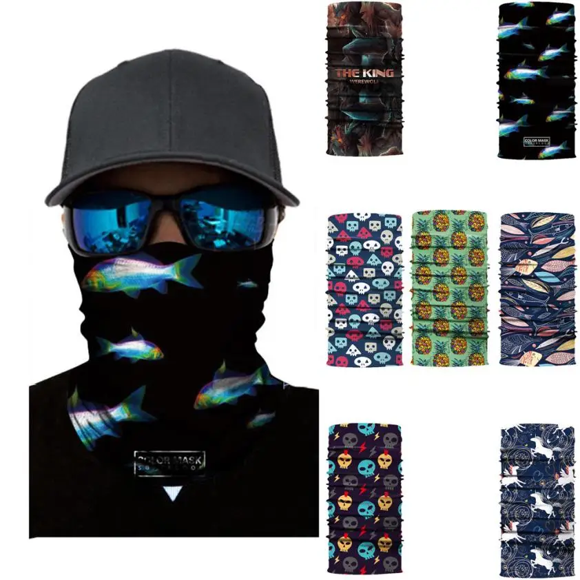 Multi Snood Bandada Scarf Neck warmer Head band Face mask Head wear Ski Fishing