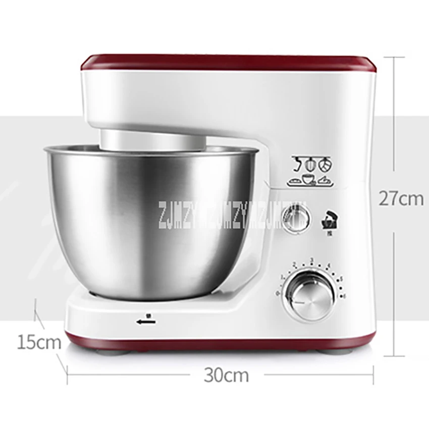 STELANG SC-236 5L / 1000W Kitchen Electric Foamer Mixer Kneading Dough  Machine Egg Beater Electric Mixer Cream Whipping Machine For Home Baking