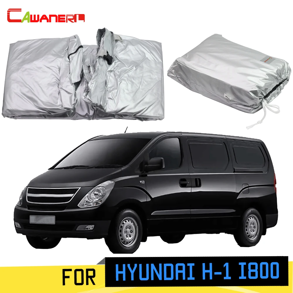 Cawanerl For Hyundai H-1 i800 Grand Starex Car Cover Sun Shade Anti-UV Rain Snow Scratch Resistant MPV Cover Windproof