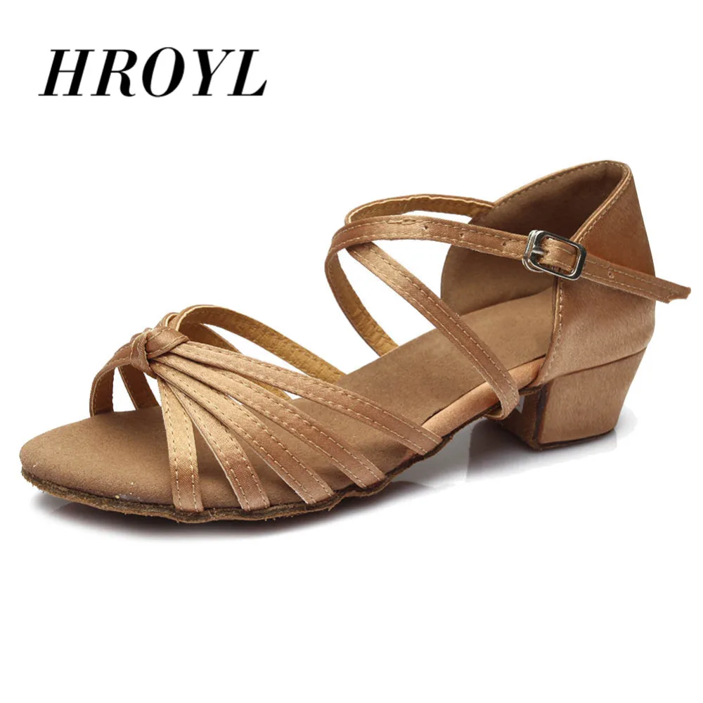 preço Ballroom tango Salsa latina sapatos de dança sapatos baixos saltos de dança para crianças meninas crianças das senhoras das mulheres frete grátis em estoque 18 cor