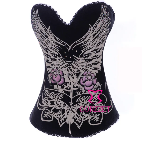 Модное женское нижнее белье с крыльями и розовыми цветами|lady princess underwear|ladies underwear