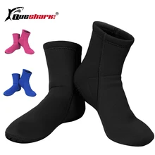 Queshark Kids Adult Diving Socks Neoprene Webbed Feet Snorkeling Socks Diving Shoes Swimming Beach Socks Water Sport Shoes