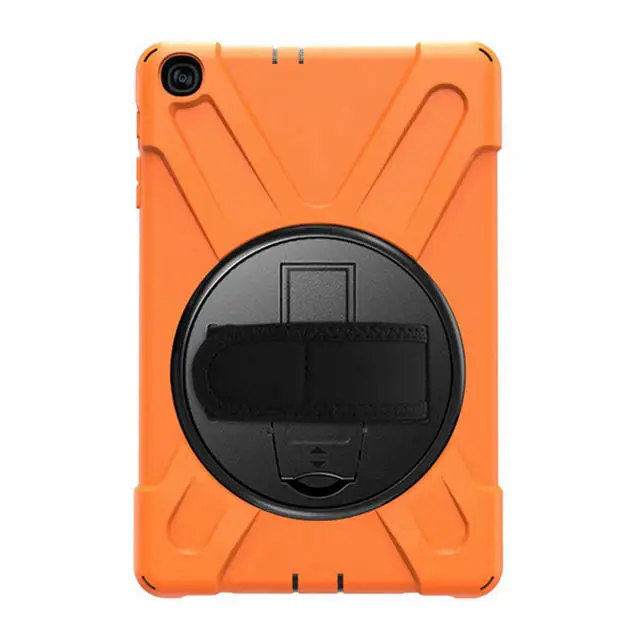 IBuyiWin сверхмощный вращающийся чехол для samsung Galaxy Tab A 10,1 SM-T510/T515 10," чехол для планшета с ремешком - Цвет: orange