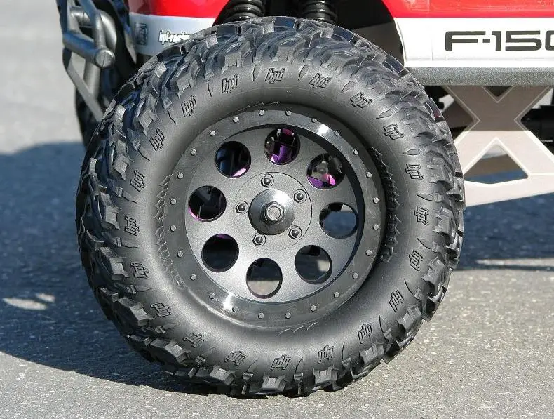 

2pcs Axial Racing Monster Truck Wheels/Rims And Tires 1/8 Scale for ThunderTiger ARRMA Outcast MT-E-PLUS hobao HPI SAVAGE 5.9 4.