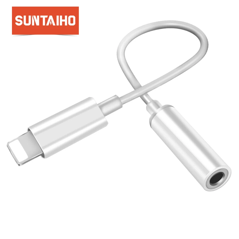 Koop Suntaiho Voor Bliksem naar 3.5mm Hoofdtelefoon Adapter voor iPhone X 8pin Adapter Converter Spelen Muziek Audio Jack voor iPhone 7 8 Plus