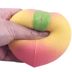 Новый прекрасный мяч стресс 10 см колоссальный мягкими персики крем Ароматические замедлить рост декомпрессии Игрушечные лошадки для детей