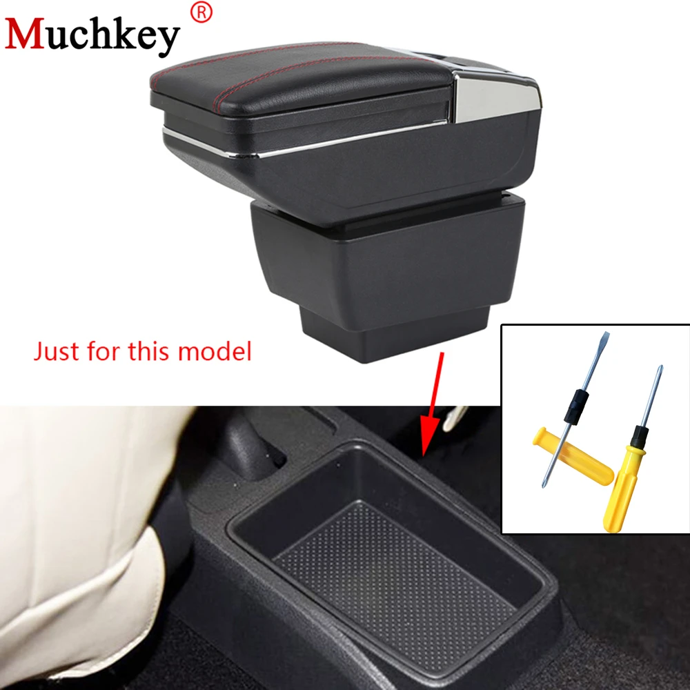 

Car Armrest Box Seat Armrests For Skoda Fabia 2015 2016 2017 Central Console Arm Rest Box Cup Holder Ashtray Car Styling