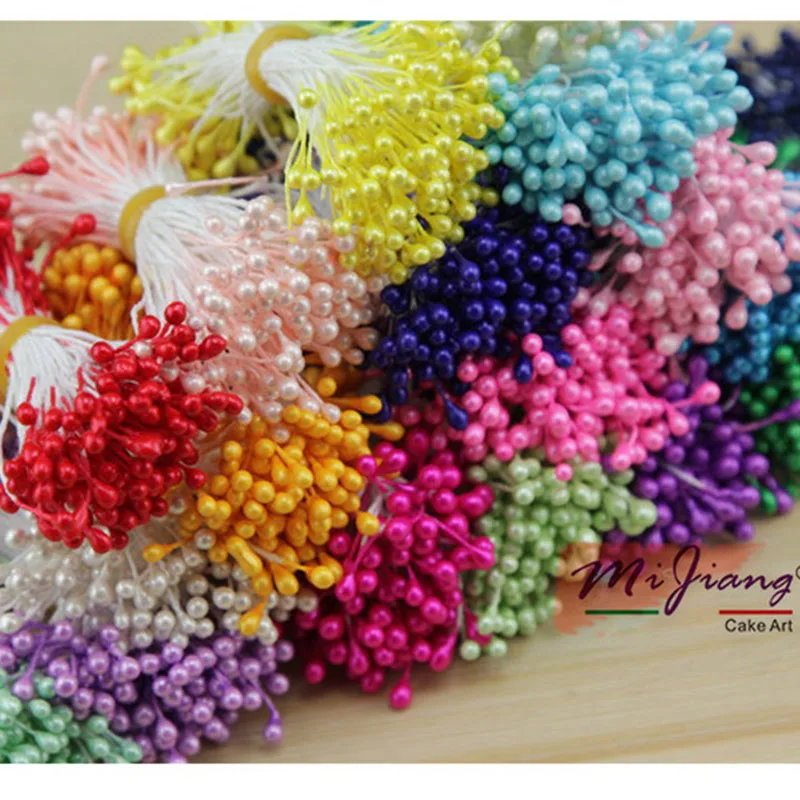 

1Bag Artificial Simulation Flower Core DIY Sugar Paste Peony Flower Petal Modeling tool For Fondant Cake Decorating Mold Backing