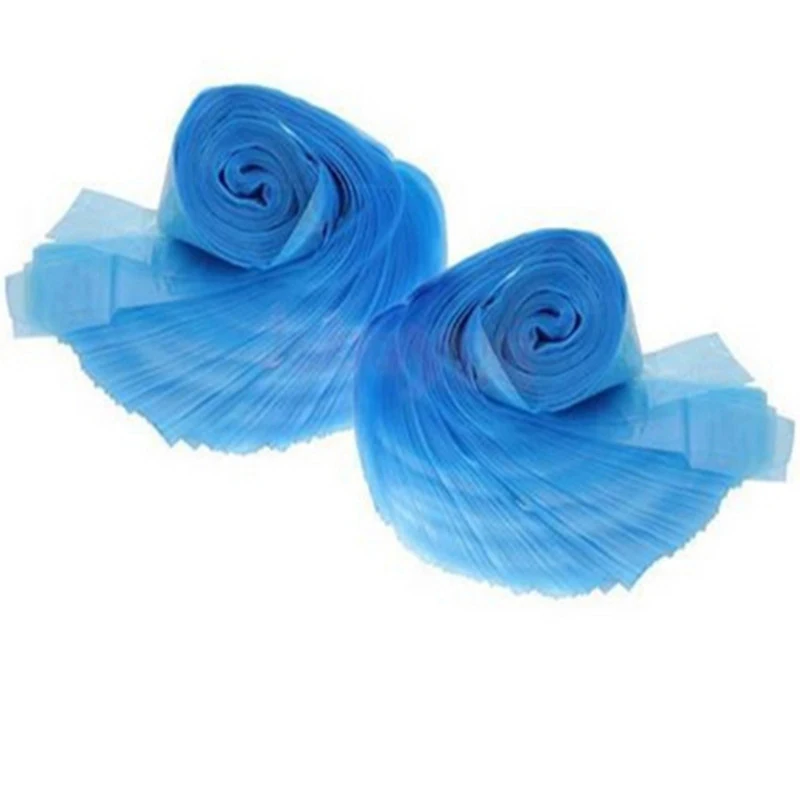 Disposable 125 pcs Tattoo Clip Cord Sleeves Bag Blue Clip Cord Cover