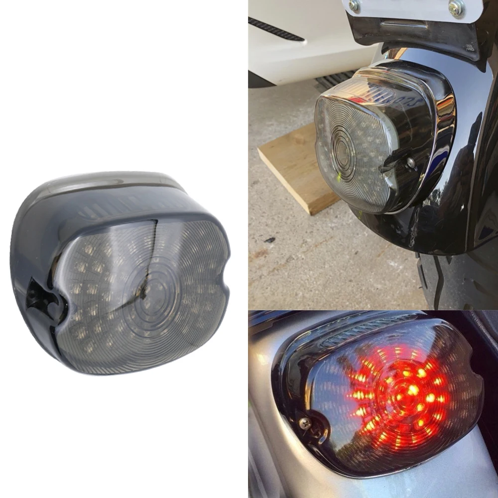 Moto LED Rear Brake Tail Light Lamp For Harley Sportster 1200 XL