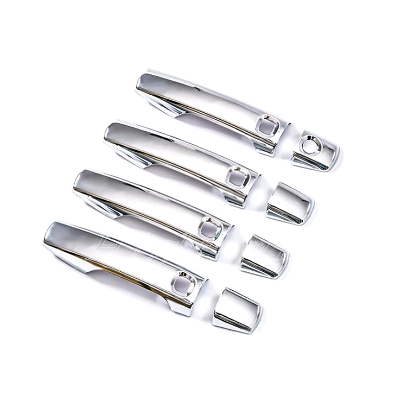 Side Door Outer Handle Cover Decor Trim with 4 Smartkey Holes For Toyota Land Cruiser LC200