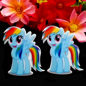 

40pcs/Lot 35x30mm Cartoon Animal Planar Resin Cabochon Flat Back Scrapbooking Flatback Crad Making Hair Bow Center