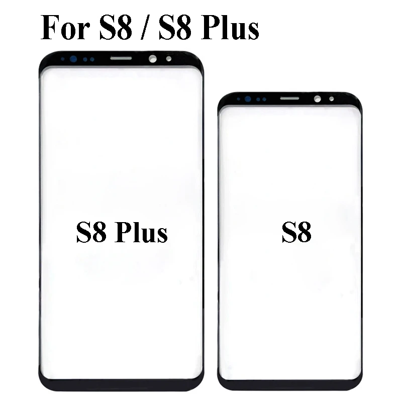 Для Samsung Galaxy S8 G950 G950F/S8 плюс G955 Передняя Внешний Стекло объектив 5.8 &quotЖК-дисплей