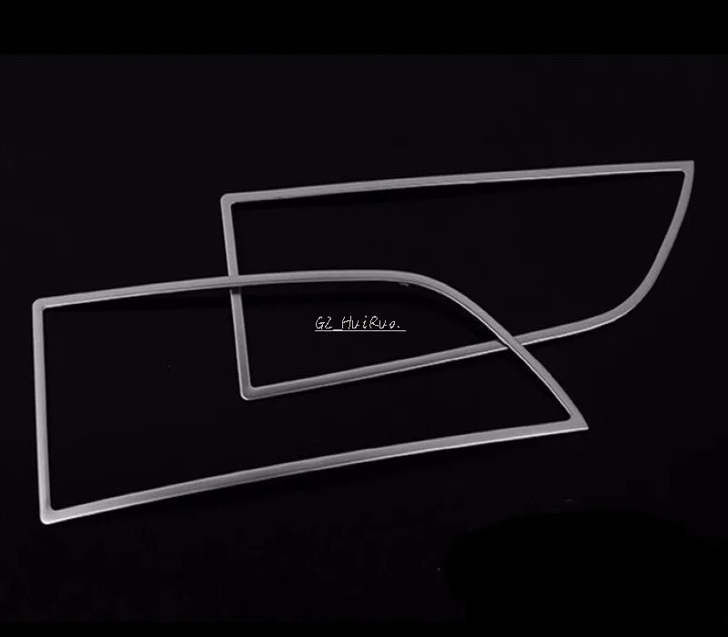 4 шт./компл. хромированная Центральная левая и правая розетка кондиционера декоративная отделка декоративные рамки для Porsche Macan