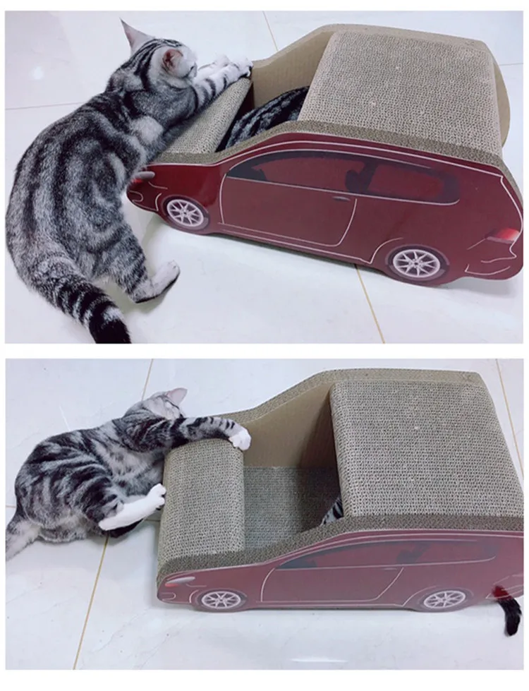 Большой внедорожник Кошка Когтеточка из гофрированной бумаги для кота коврик Когтеточка Точилки для когтей Когтеточка