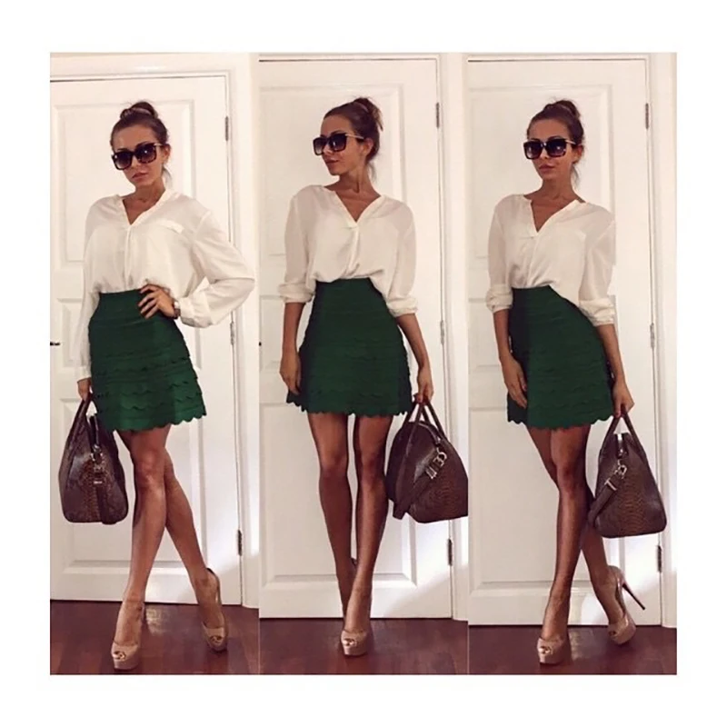 Стиль № S212 A Line мини повязная юбка для леди|bandage skirt|mini bandage skirtskirt styles |