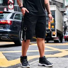 Большие размеры XXL 3XL 4XL 5XL 6XL повседневные шорты свободные хлопковые мужские шорты с застежкой-тросом летние мужские пляжные шорты