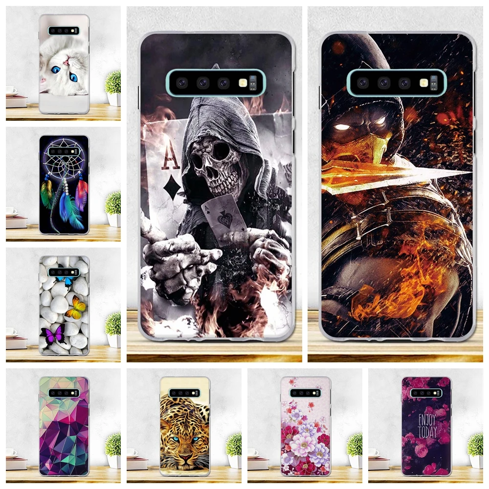Чехол для Samsung Galaxy S10 мягкий силиконовый чехол телефона чехлы S 10 задняя