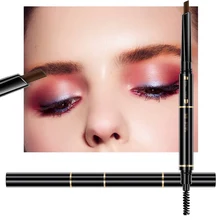 Горячее предложение! Распродажа! Воздушная подушка триадный карандаш для бровей водонепроницаемый длительный треугольник макияж карандаш для подводки бровей с Кисточки для макияжа 3в1