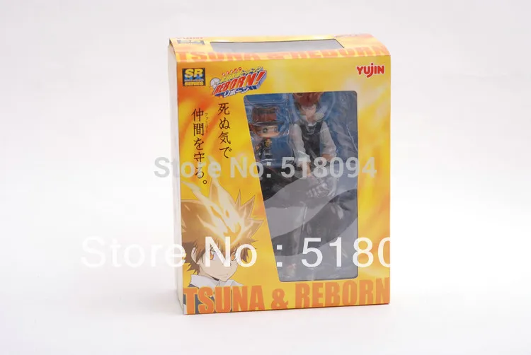 Аниме kateyo Hitman Reborn Sawada Tsuna ПВХ Модель Рисунок в коробке 7 ''18 см RBFG001