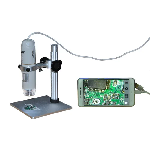 

AMDSP 1X~500X USB Digital Microscope 8 White-light LED/0-30000LUX Android phone or tablet with OTG function