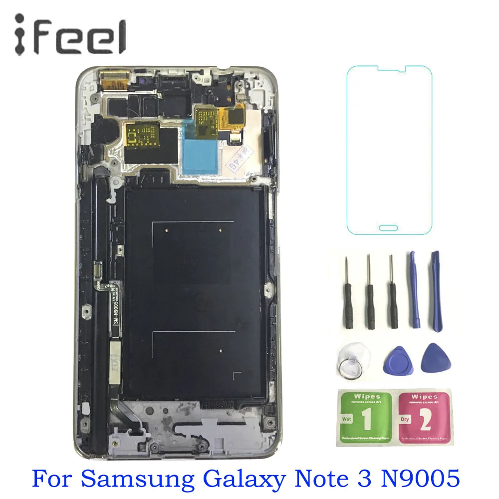 

Adjustment Brightness LCDs For Samsung Galaxy Note 3 N9005 Phone LCD Display Touch Screen Digitizer Assembly With Frame