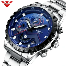 NIBOSI мужские часы с большим циферблатом спортивные часы мужские модные армейские часы мужские военные часы кварцевые наручные часы Relogio Masculino