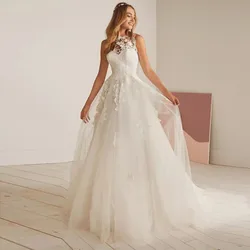 Cut-out Sweetheart Wedding Dress Tulle Appliques Lace Sleeveless Bridal Dress Beauty Back Design Floral Print Bride Dresses 2019 Cut-out Sweetheart Wedding Dress Tulle Appliques Lace Sleeveless Bridal Dress Beauty Back Design Floral Print Bride Dresses 2019
