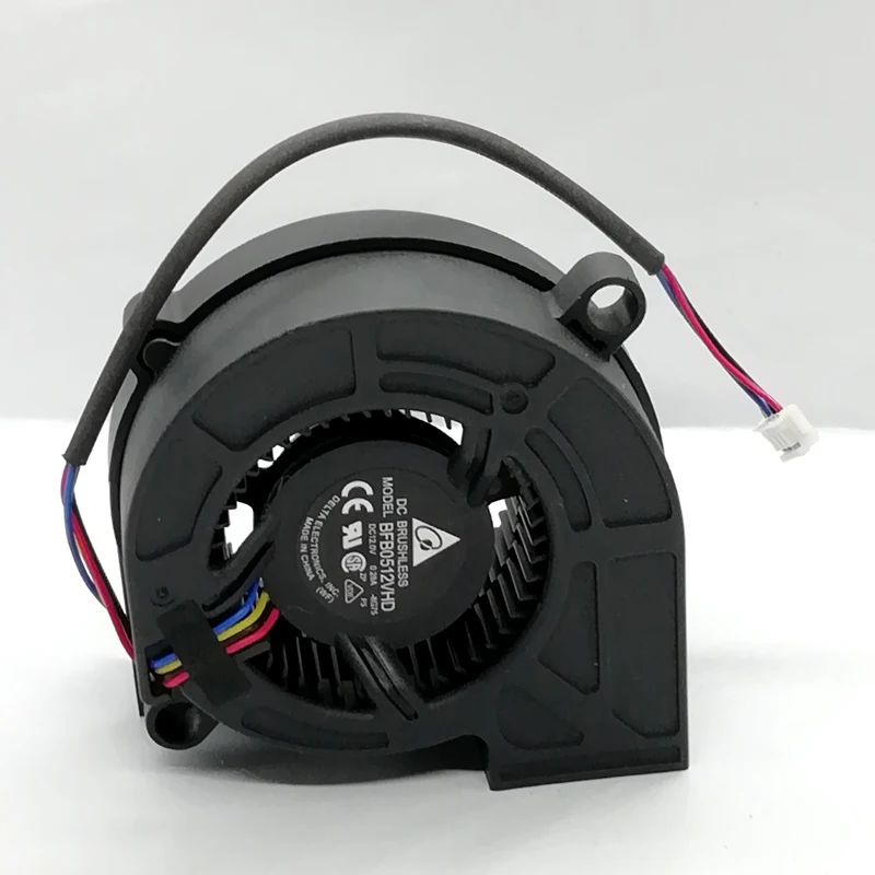 

Original Delta BFB0512VHD DC 12V 0.28A 5020 5CM 4-wire Turbine Projector Blower Cooling Fan