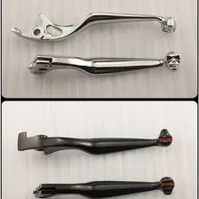 Модифицированные запчасти мотоцикла Ретро металлический череп тормоза клатчи рога