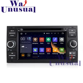 

WANUSUAL 7 Inch Quad Core16G Android 7.1 Car Video Player GPS Navigation for Ford Focus 2005 2006 2007 with GPS WIFI BT FreeMaps