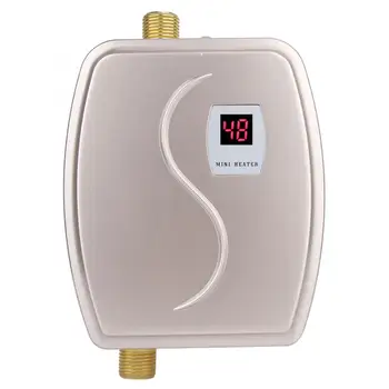 

110V 3000W Mini Electric Tankless Instant Hot Water Heater Bathroom Kitchen Washing Household appliance New