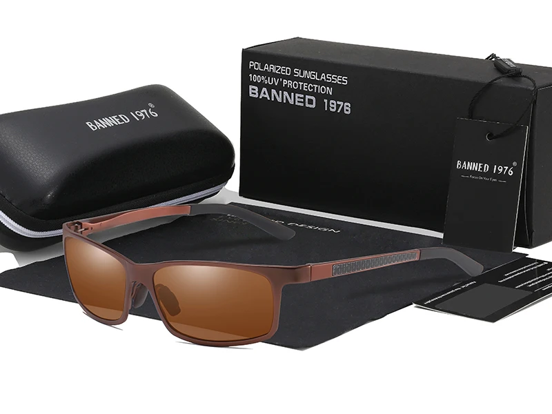 Beann 1976 мужские HD поляризованные солнцезащитные очки, алюминиево-магниевые солнцезащитные очки, крутые очки для вождения, мужские очки Oculos masculino